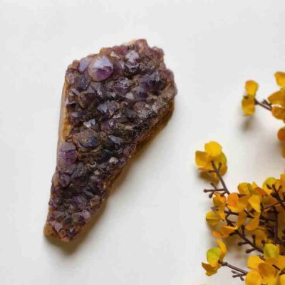 Amethyst Cluster Slice