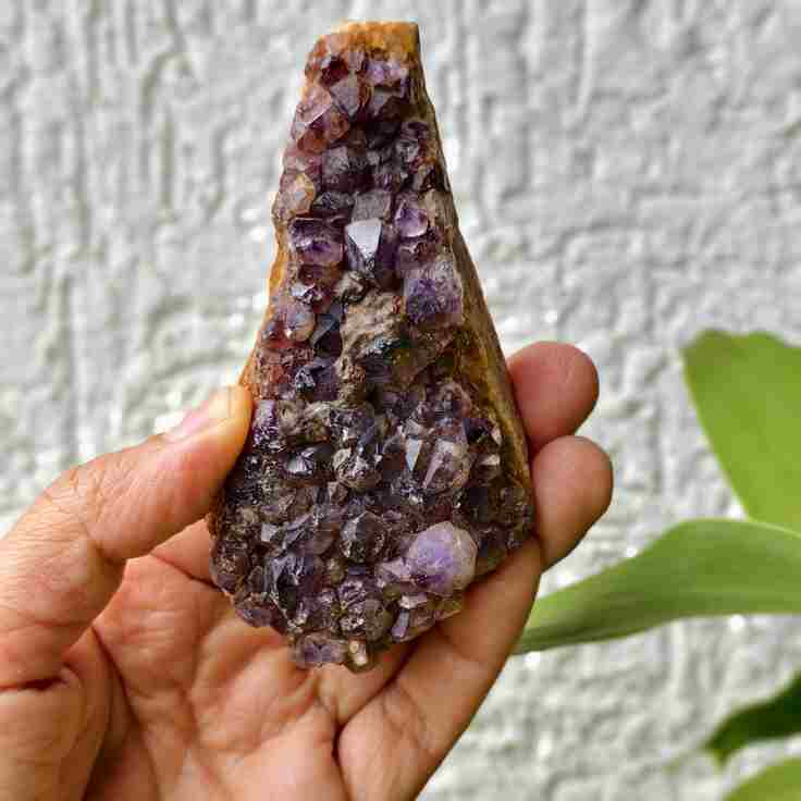 Amethyst Cluster Slice