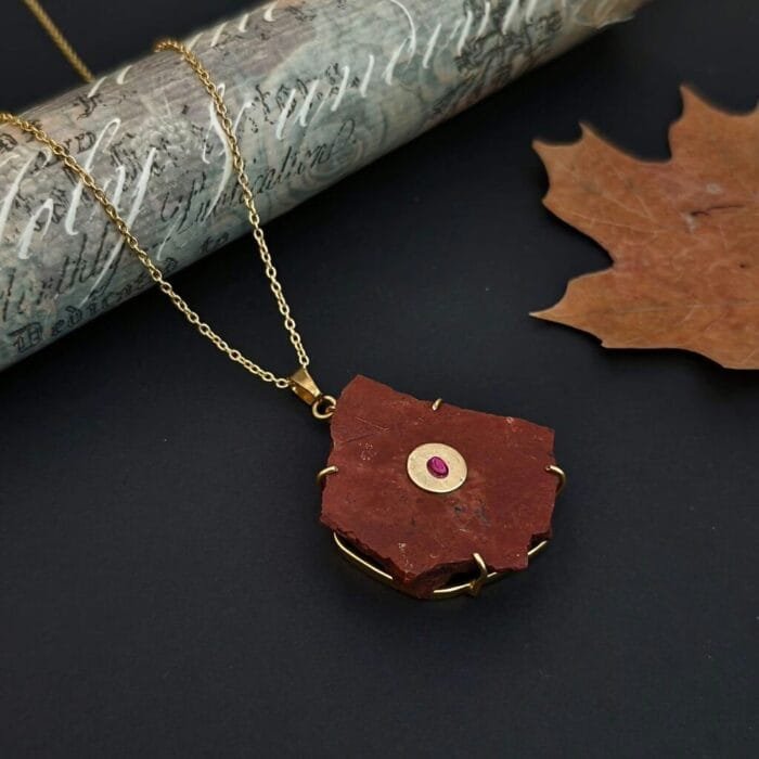 Red jasper Pendant - Image 4